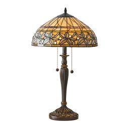 63916 Tiffany Ashtead 2lt lampa stołowa Interiors1900 - rabaty 25% w koszyku