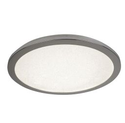 8100-30CC Scilly LED łazienkowy Light - Chrome & kryształ Sand, IP44 Searchlight