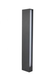 Linea 16702-600 Lampa stojąca słupek ciemny popiel SU-MA - Mega RABATY W KOSZYKU %
