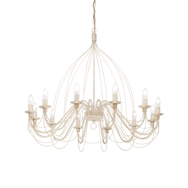 097664 Lampa wisząca corte sp12 antique white Ideal Lux - Mega RABATY w koszyku %