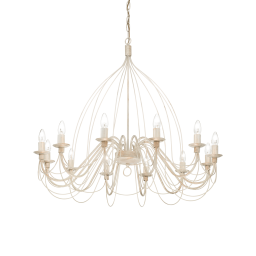 097664 Lampa wisząca corte sp12 antique white Ideal Lux - Mega RABATY w koszyku %