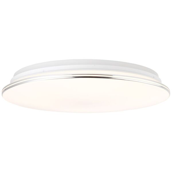 G97046/15 Lampa sufitowa LED Edna 50 cm biały / chrom