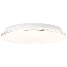 G97046/15 Lampa sufitowa LED Edna 50 cm biały / chrom