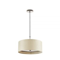 SIENNA-P-CR Lampa wisząca Sienna 1 – Kremowa Elstead - Mega RABATY w koszyku %