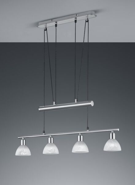 371010407 LAMPA WISZĄCA LEVISTO NIKIEL MAT  - Mega RABATY W KOSZYKU %