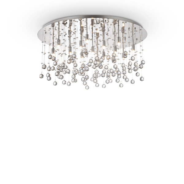 077819 Plafon moonlight pl15 chrome Ideal Lux - Mega RABATY w koszyku %
