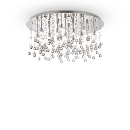 077819 Plafon moonlight pl15 chrome Ideal Lux - Mega RABATY w koszyku %