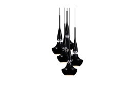 LAMPA WISZĄCA TASOS 5 BLACK AZ0981 Azzardo