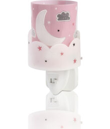 61235S Kids Lampka nocna Moon różowa Dalber - rabaty 8% w koszyku