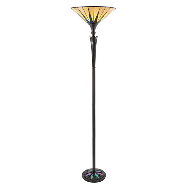 64042 Tiffany Dark star 1lt lampa stojąca Interiors1900 - MEGA rabaty w koszyku %