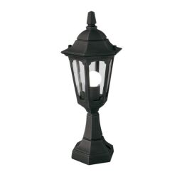 PRM4-BLACK Parafia Mini 1 Lekka Latarnia Na Cokole Elstead - Mega RABATY w koszyku %