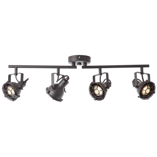 G54332/86 Reflektor LED Jesper 4-płomieniowy czarny korund