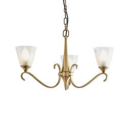 63436 Columbia brass 3lt lampa wisząca Interiors1900 - rabaty 25% w koszyku