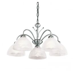 1135-5SS LAMPA WISZĄCA MILANESE SREBRNA  