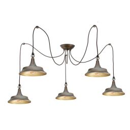 3120.5L Atelier 5 światełek wewnętrzna lampa wisząca Moretti Luce