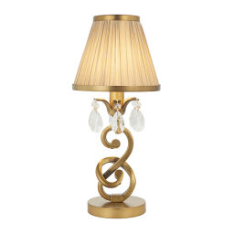 63531 Oksana antique brass 1lt lampa stołowa Interiors1900 - MEGA rabaty w koszyku %