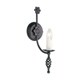 BY1-BLACK Belfry 1 Light Kinkiet Czarny Elstead - Mega RABATY w koszyku %