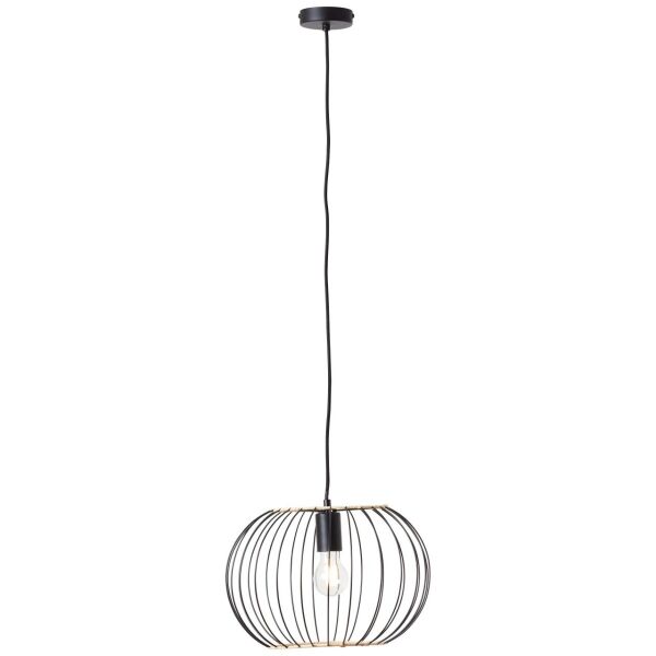 99393/76 Silemia Lampa wisząca 1flg czarny mat Brilliant