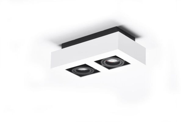 Lampa sufitowa NIKEA 2 GU10 WH-BK AZ4433 Azzardo