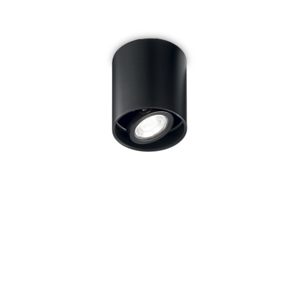 243924 Plafon mood pl1 d09 round black Ideal Lux - Mega RABATY w koszyku %