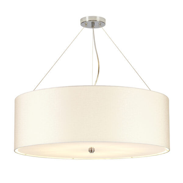 DL-PEARCE30-7LT-IV-PC Lampa wisząca 76 cm Pearce – 7 źródeł światła – Polerowany chrom Elstead - Mega RABATY w koszyku %