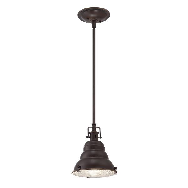 QZ-EASTVALE-P-S East Vale 1 Light Mini lampa wisząca Elstead - Mega RABATY w koszyku %