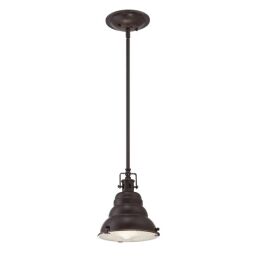 QZ-EASTVALE-P-S East Vale 1 Light Mini lampa wisząca Elstead - Mega RABATY w koszyku %