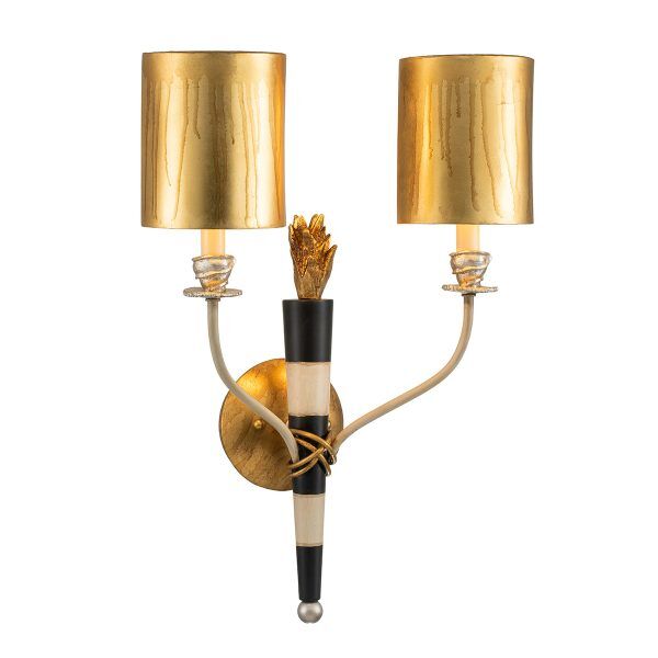 FB-FLAMBEAU2 Lampa ścienna Flambeau 2 Light Elstead - Mega RABATY w koszyku %
