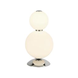 EU51021-2CC Snowball Lampa stołowa - Chrome & szkło opal Shade Searchlight