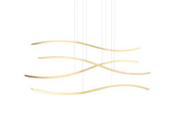 LAMPA WISZĄCA WAVES GOLD AZ4058 Azzardo