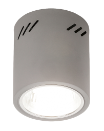 2485 LAMPA SUFITOWA DONALD SZARA