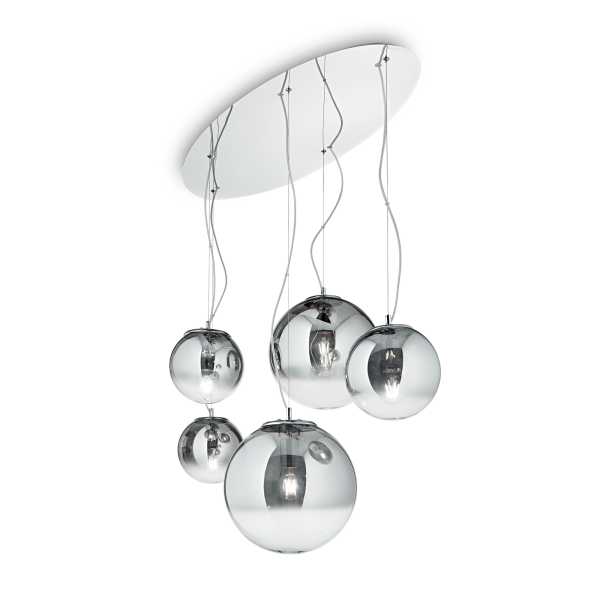 140759 Lampa wisząca mapa sp5 fade chrome Ideal Lux - Mega RABATY w koszyku %