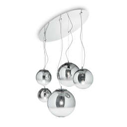 140759 Lampa wisząca mapa sp5 fade chrome Ideal Lux - Mega RABATY w koszyku %