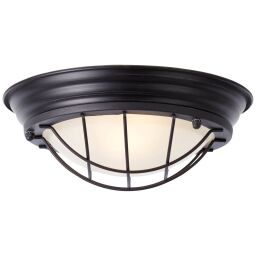 94491/06 Lampa ścienna i sufitowa Typhoon 29 cm czarna