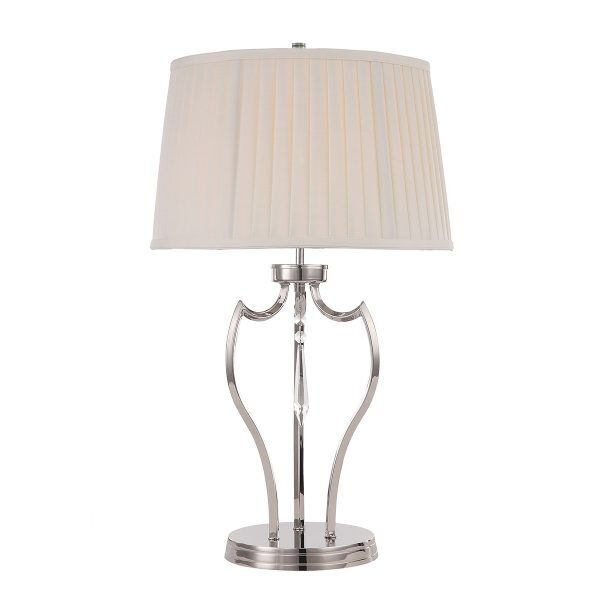 PM-TL-PN Lampa stołowa Pimlico 1 – polerowany nikiel Elstead - Mega RABATY w koszyku %