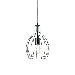 148151 Lampa wisząca ampolla-2 sp1 black Ideal Lux - Mega RABATY w koszyku %