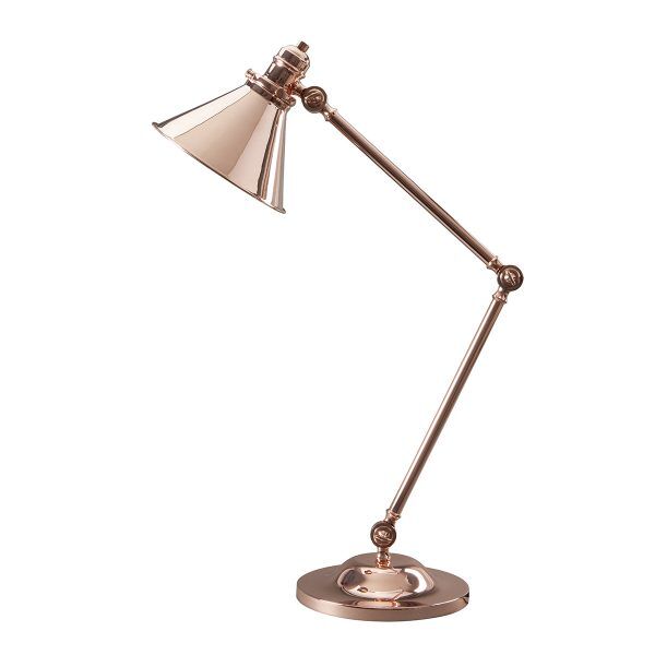 PV-TL-CPR Lampa stołowa Provence 1 – polerowana miedź Elstead - Mega RABATY w koszyku %