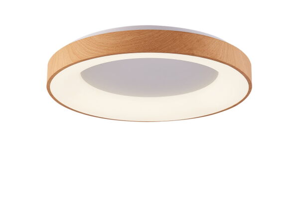 Lampa sufitowa - plafon SANTANA TOP 60 CCT Drewno - biały Sterowana pilotem AZ4993 AZzardo