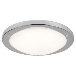 8703SS Geneva LED Flush - satyna srebrny & szkło, IP44 Searchlight