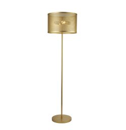 EU2832-2GO Fishnet 2Lt Lampa podłogowa - Matt złoty Mesh Searchlight