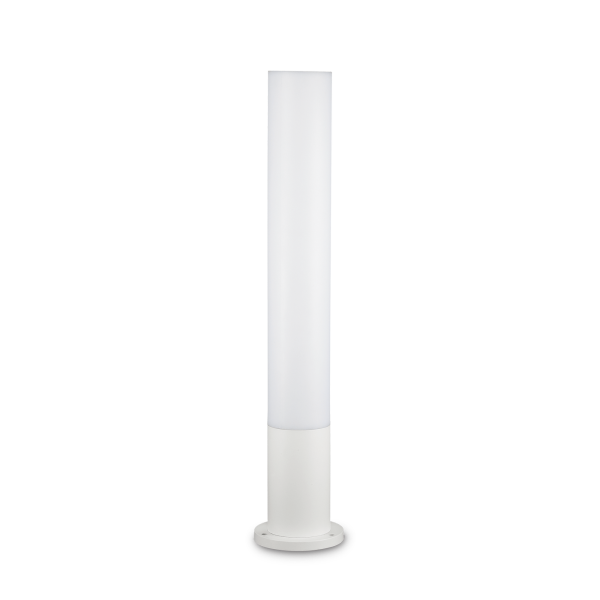 135755 Lampa stojąca edo outdoor pt1 round white Ideal Lux - Mega RABATY w koszyku %