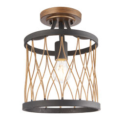61497 Plafon Heston Semi flush Endon - MEGA rabaty w koszyku %