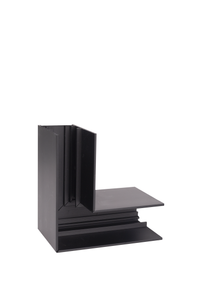 Magnetic MT0003 Kątownik 90° głęboki czarny Montaż na sufit lub ścianę Do szyn MT0001, MT0002 Maxlight 