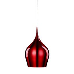 6461-26RE Vibrant Lampa wisząca - Red Aluminium Searchlight
