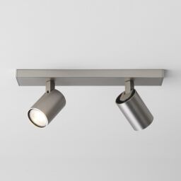 1286036 Reflektor lampa Ascoli Twin Matowy nikiel Astro  - rabaty 13% w koszyku