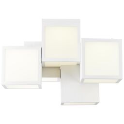 G97179/05 Lampa sufitowa LED Cubix, 5-punktowa biały Brilliant