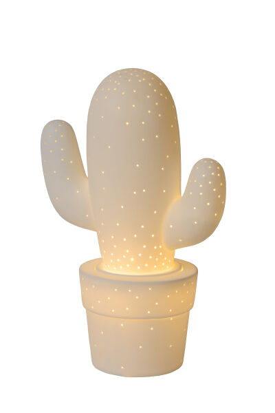 13513/01/31 LAMPA STOŁOWA CACTUS BIAŁA - Mega RABATY W KOSZYKU %