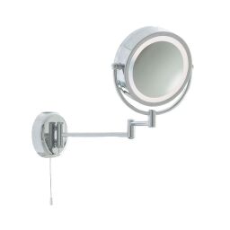 11824 Illuminated łazienkowy Mirror With Swing Arm - Chrome, IP44 Searchlight
