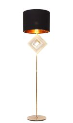 LDF 5529 (GD+BK) LAMPA STOJĄCA PODŁOGOWA CZARNO-ZŁOTA BENARDI - Mega RABATY W KOSZYKU %