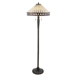 70936 Tiffany Fargo 2lt lampa stojąca Interiors1900 - rabaty 25% w koszyku